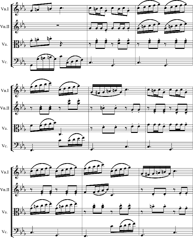 弦乐四虫奏钢琴曲谱（图6）