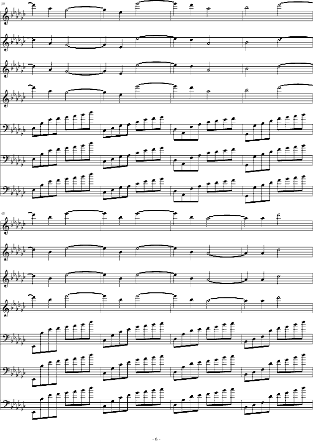 苍之涛钢琴曲谱（图6）