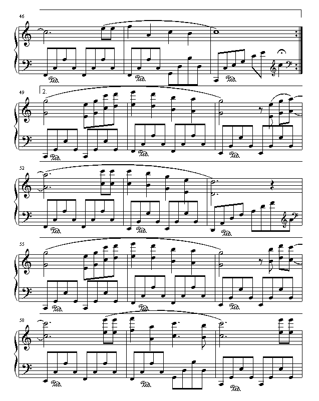 sunny afternoon钢琴曲谱（图4）