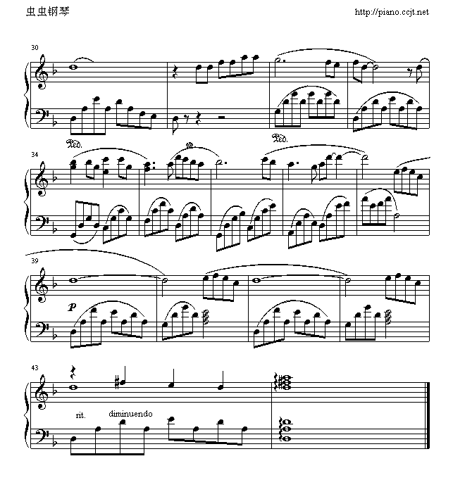 Sealed With A Kiss钢琴曲谱（图3）