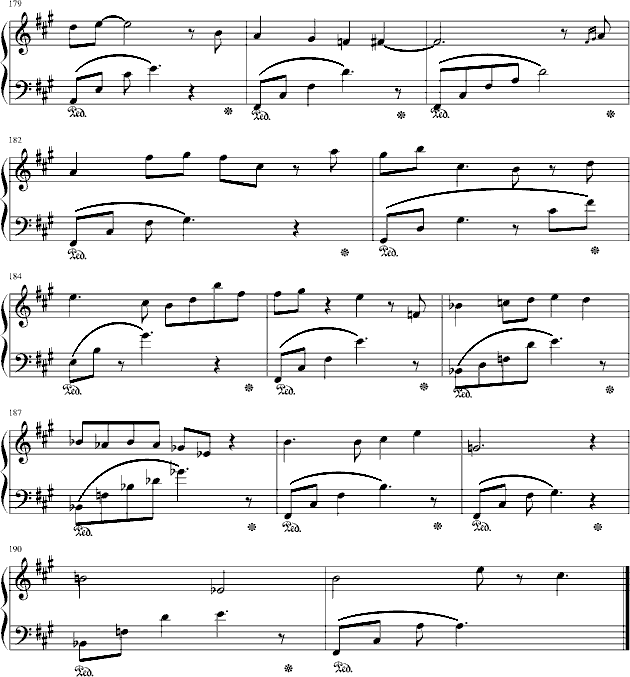水城中的玫瑰钢琴曲谱（图12）