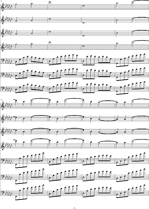 苍之涛钢琴曲谱（图5）