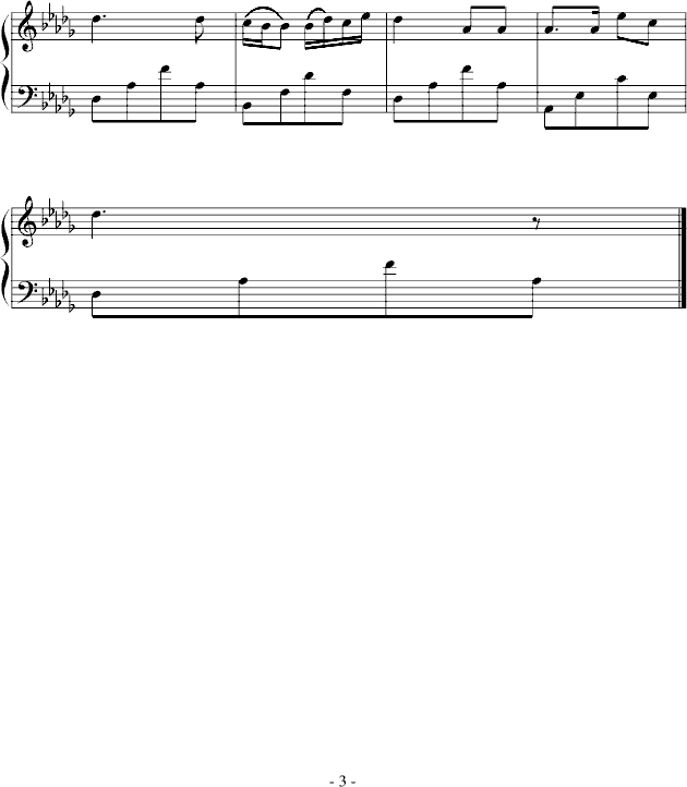 鳟鱼（浪漫版）选段钢琴曲谱（图3）