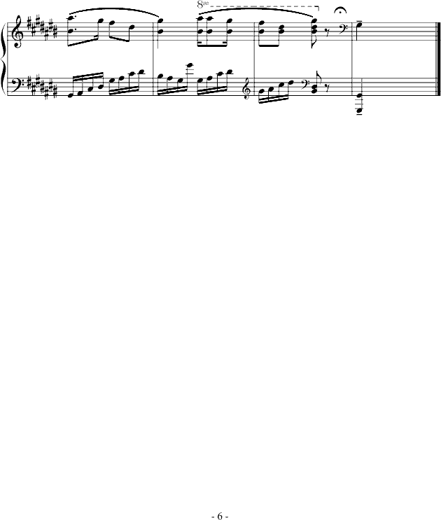 练习曲(No.1)钢琴曲谱（图6）