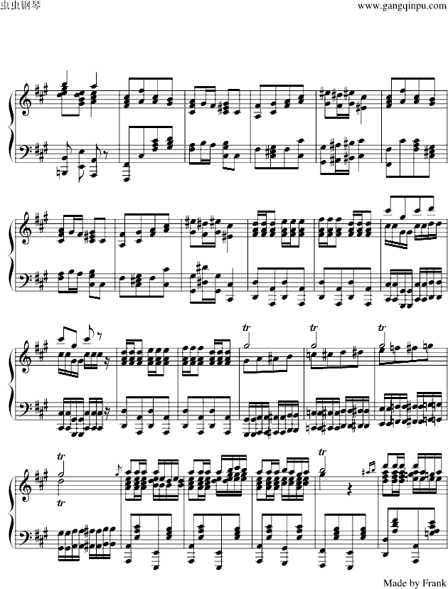 卡门序曲- 难度版钢琴曲谱（图3）