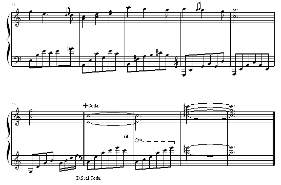 Moon River钢琴曲谱（图3）