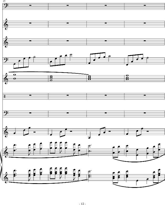 十三月的雪钢琴曲谱（图12）