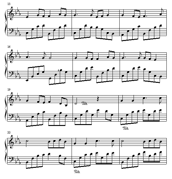 晓之车钢琴曲谱（图2）