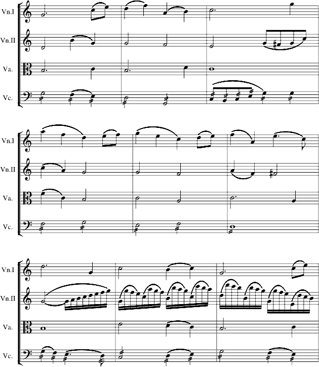 弦乐四虫奏钢琴曲谱（图13）