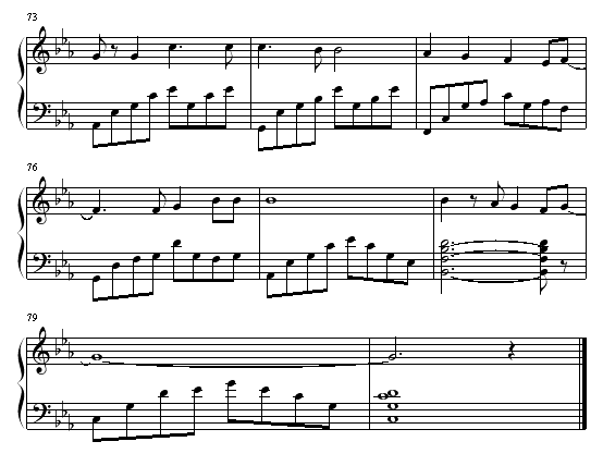 晓之车钢琴曲谱（图7）