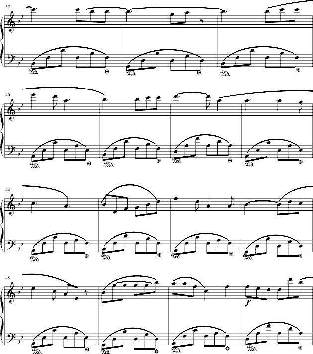水城中的玫瑰钢琴曲谱（图3）