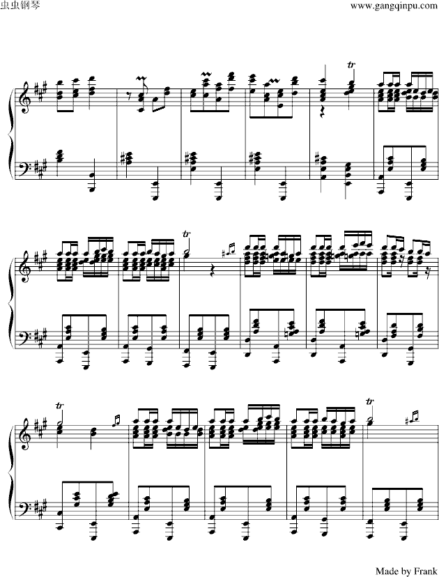 卡门序曲- 难度版钢琴曲谱（图7）