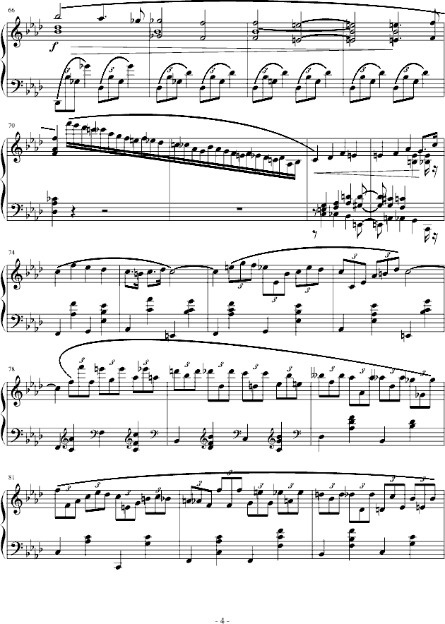 夜曲-心兰制谱版钢琴曲谱（图4）