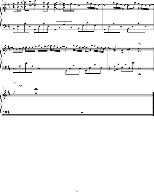 spring钢琴曲谱（图4）