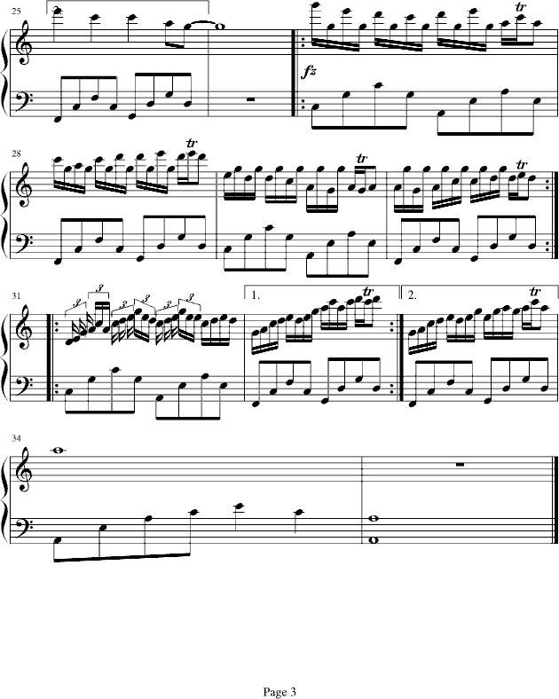 春季之乐曲钢琴曲谱（图3）
