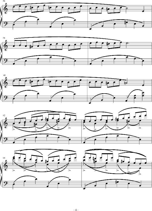 a小调练习曲钢琴曲谱（图4）
