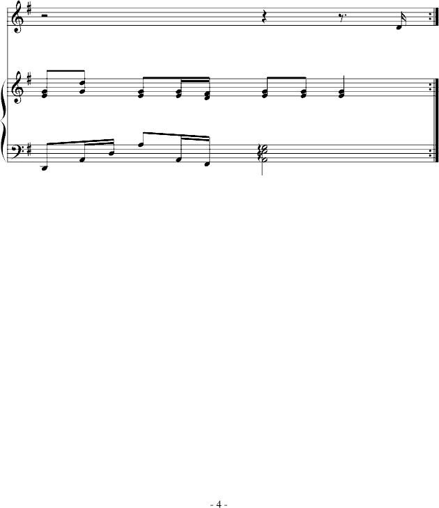 不能说的秘密-弹唱-正编配版钢琴曲谱（图4）