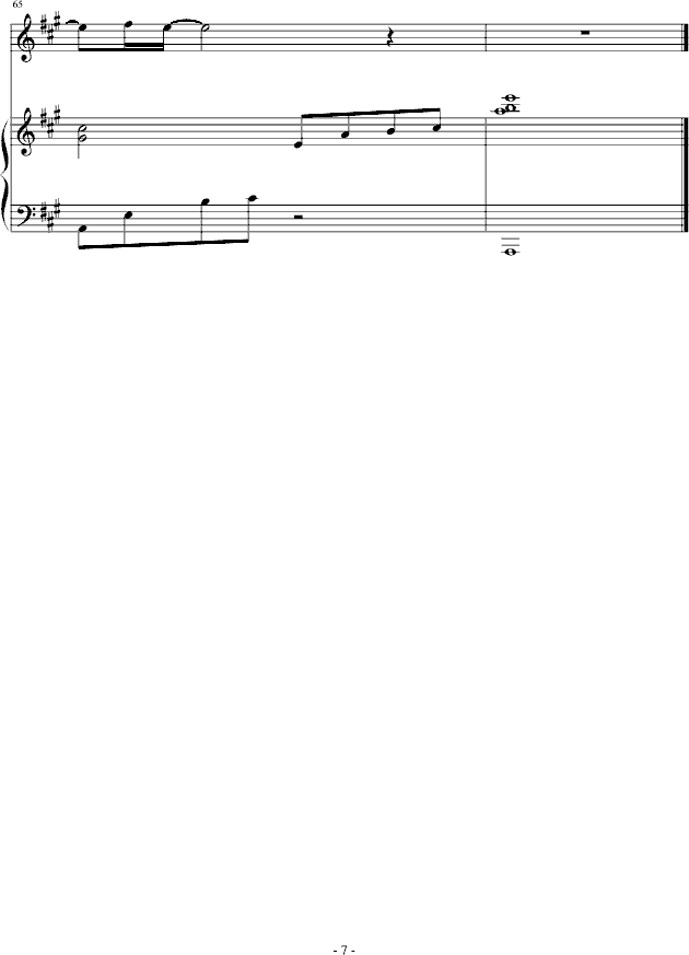 离家出走-弹唱版钢琴曲谱（图7）