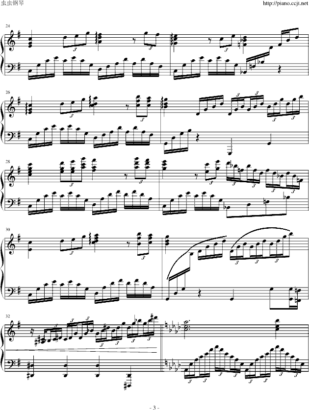 人鬼情未了钢琴曲谱（图3）