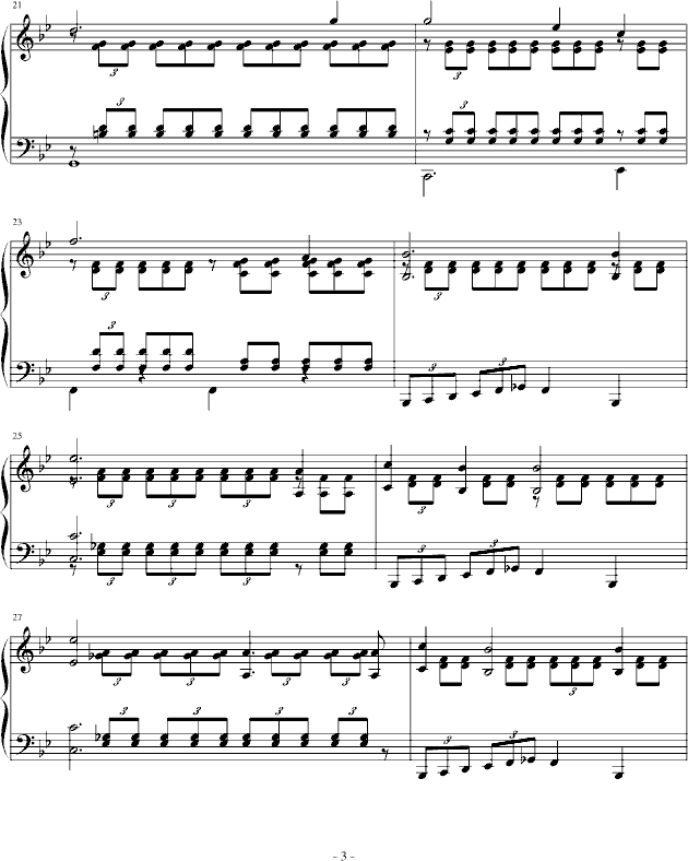 魔王-李斯特改变舒伯特曲钢琴曲谱（图3）