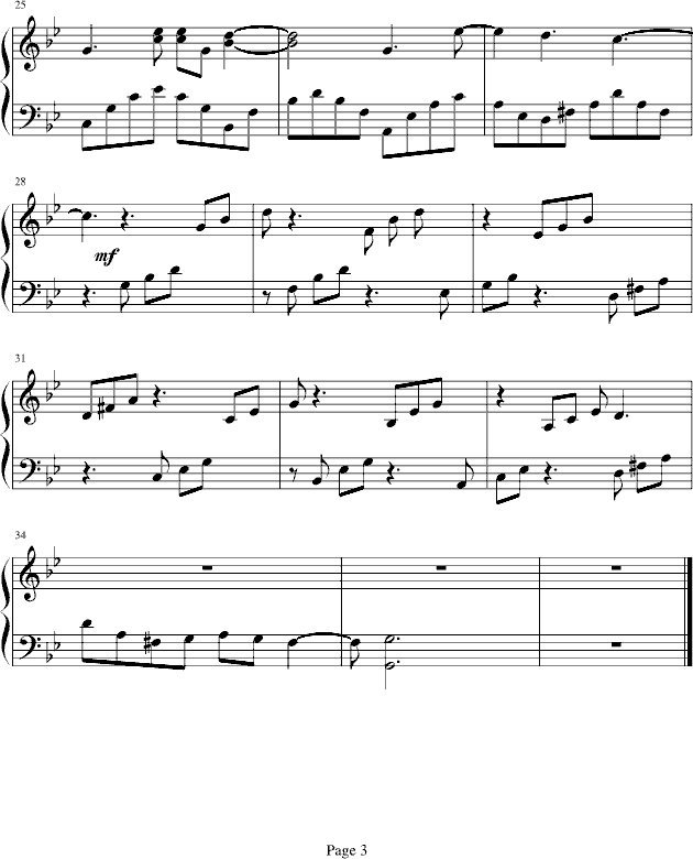 Alone钢琴曲谱（图3）