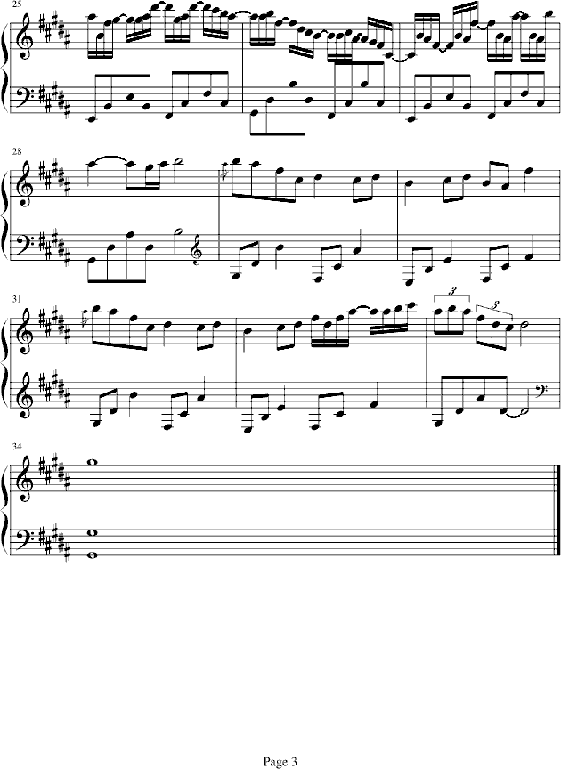 泪的编织钢琴曲谱（图3）