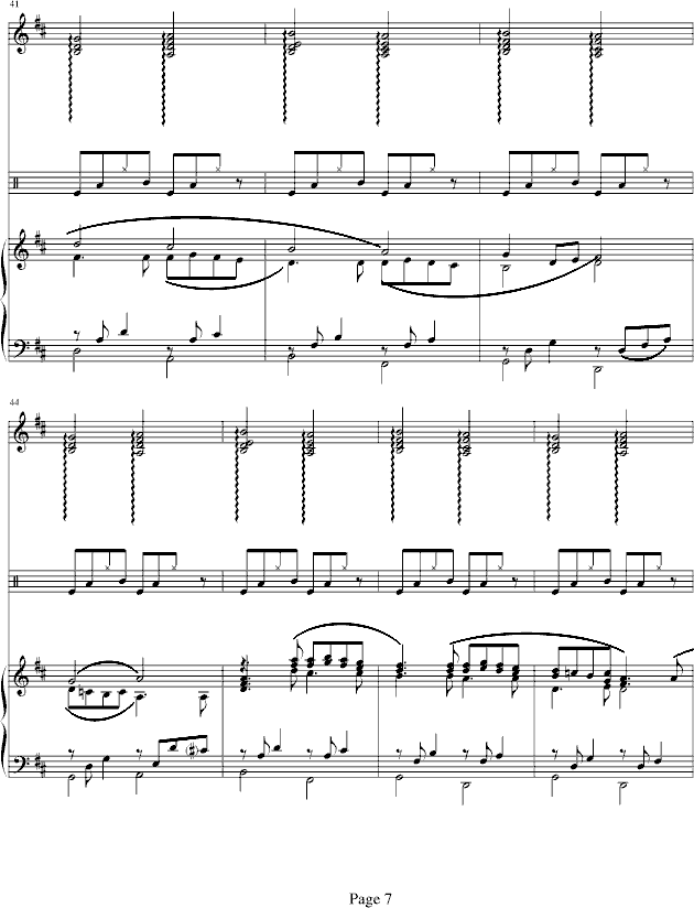 D大调卡农-钢琴华丽版钢琴曲谱（图7）