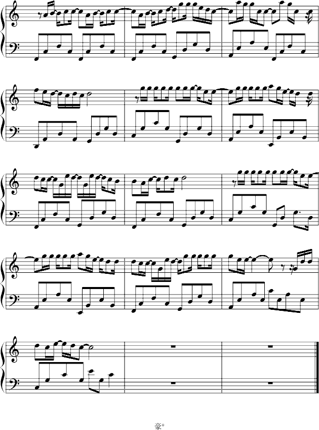 恶作剧钢琴曲谱（图2）