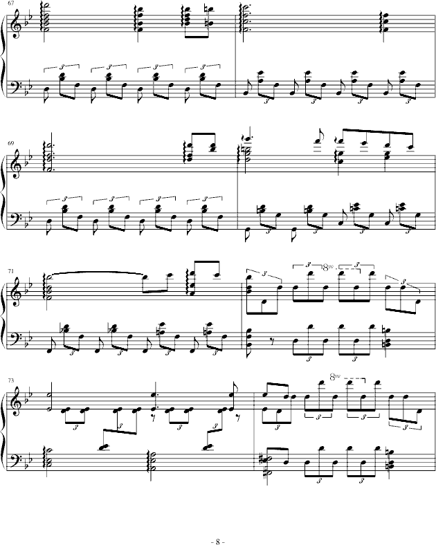 魔王-李斯特改变舒伯特曲钢琴曲谱（图8）