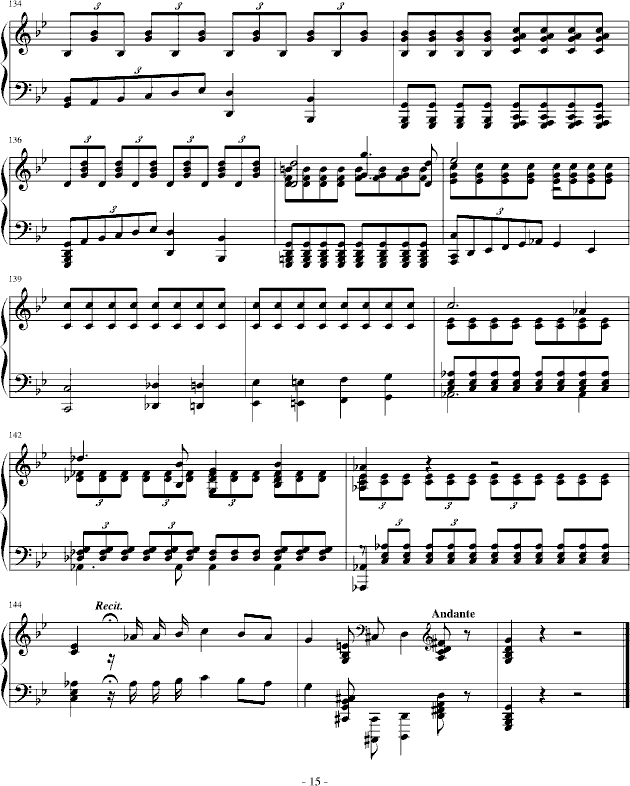 魔王-李斯特改变舒伯特曲钢琴曲谱（图15）
