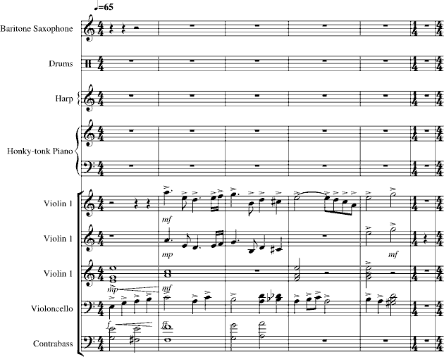 心雨-改进版钢琴曲谱（图1）
