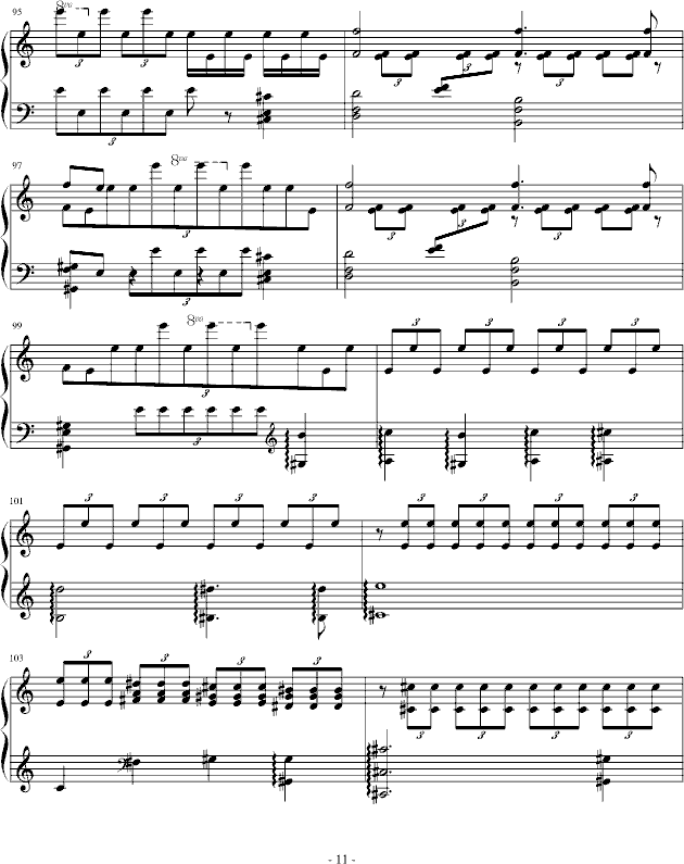 魔王-李斯特改变舒伯特曲钢琴曲谱（图11）