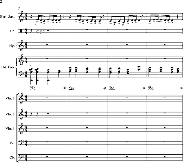 心雨-改进版钢琴曲谱（图2）