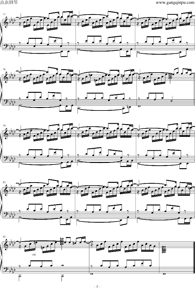 Magic Boulevard钢琴曲谱（图5）