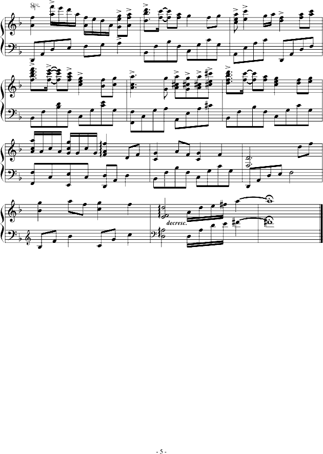 枫林私语·变奏钢琴曲谱（图5）