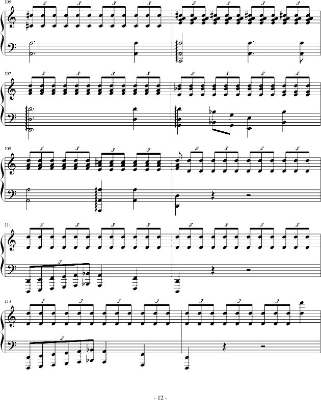 魔王-李斯特改变舒伯特曲钢琴曲谱（图12）
