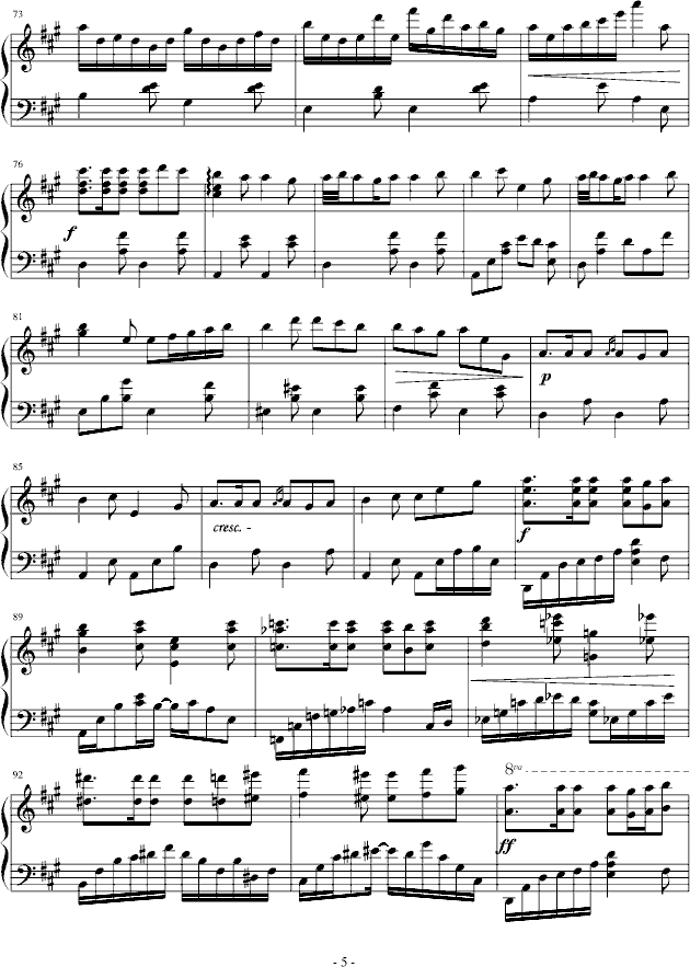 幻想曲第二章(夜森林)钢琴曲谱（图5）