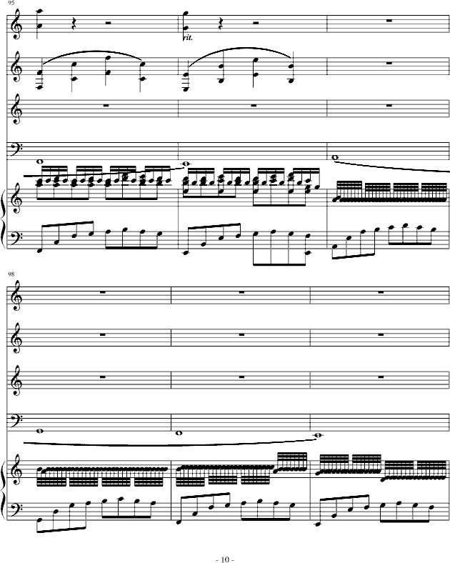 卡农轮唱钢琴曲谱（图10）