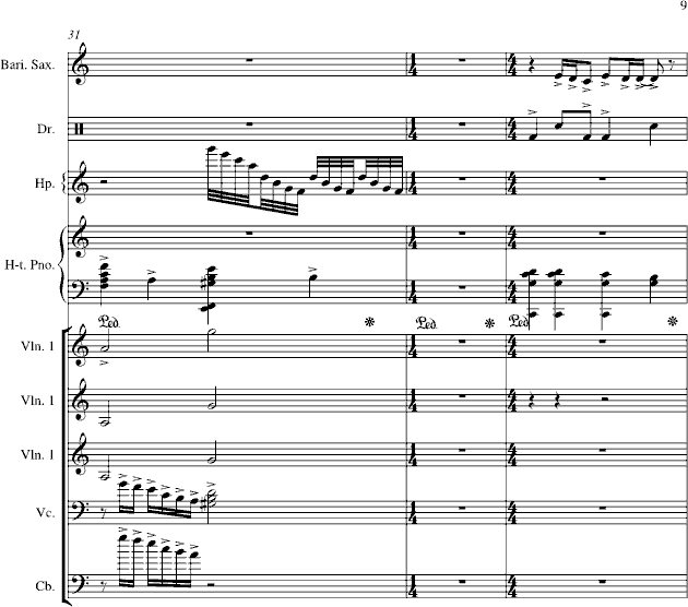 心雨-改进版钢琴曲谱（图9）