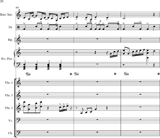 心雨-改进版钢琴曲谱（图20）