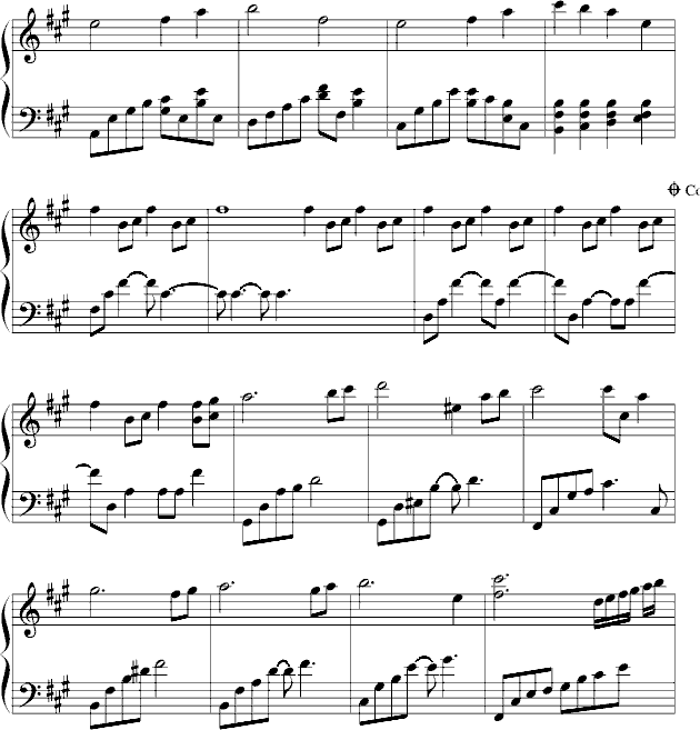 仙剑问情钢琴曲谱（图3）
