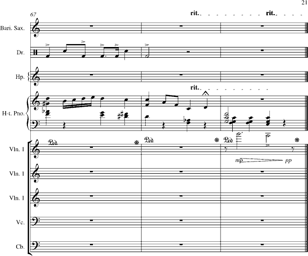 心雨-改进版钢琴曲谱（图21）