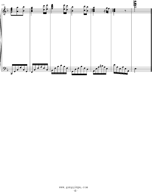 深海的孤独钢琴曲谱（图6）
