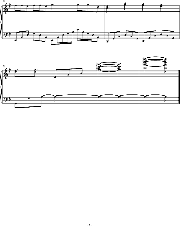 候鸟树钢琴曲谱（图5）
