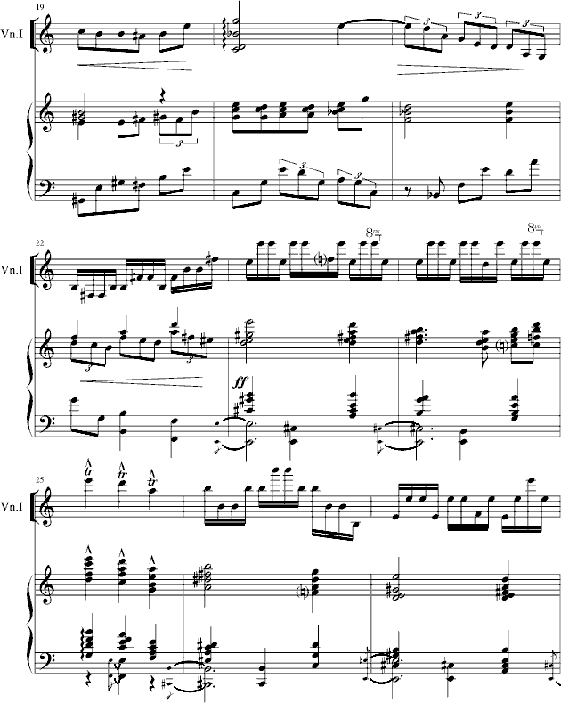 小提琴钢琴奏鸣曲钢琴曲谱（图3）