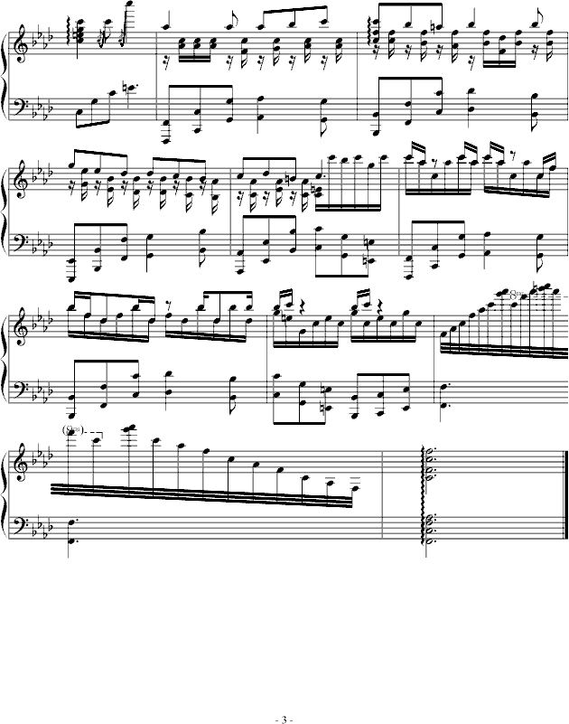 无题钢琴曲谱（图3）