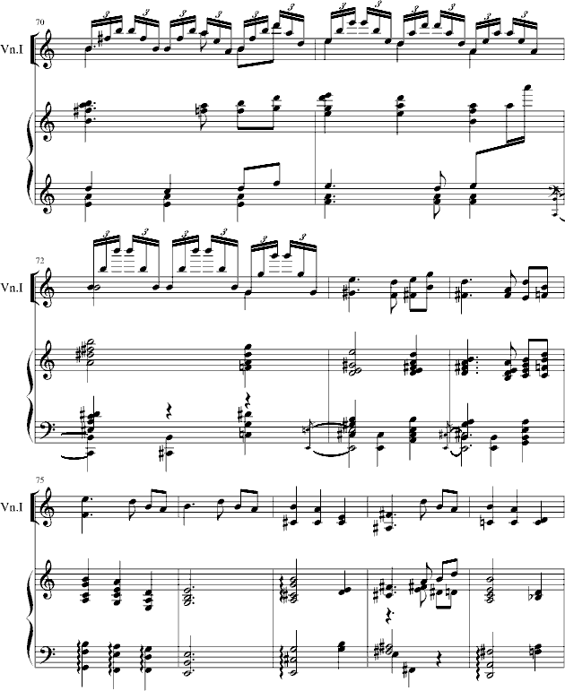 小提琴钢琴奏鸣曲钢琴曲谱（图9）