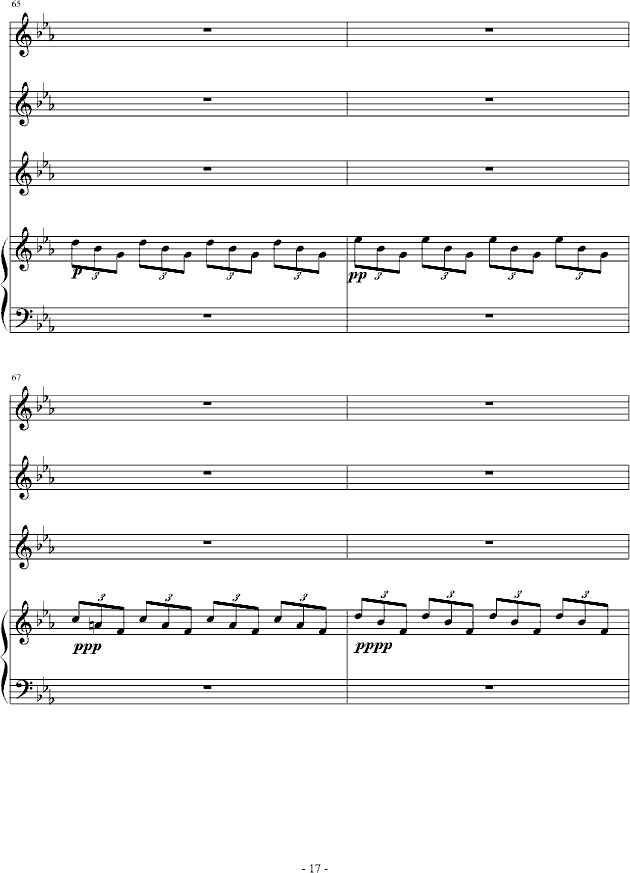 迷失天堂钢琴曲谱（图17）