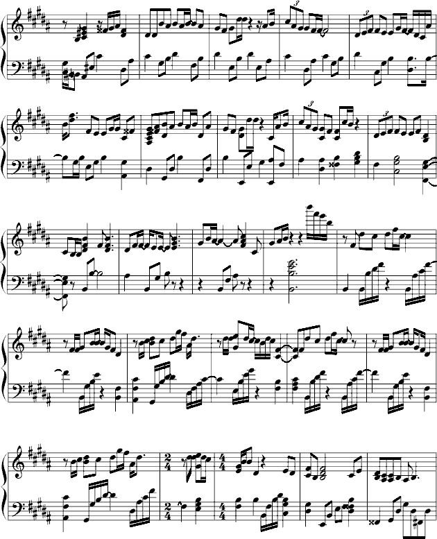 花无雪钢琴曲谱（图2）