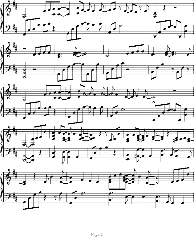 给你最大的幸福钢琴曲谱（图2）